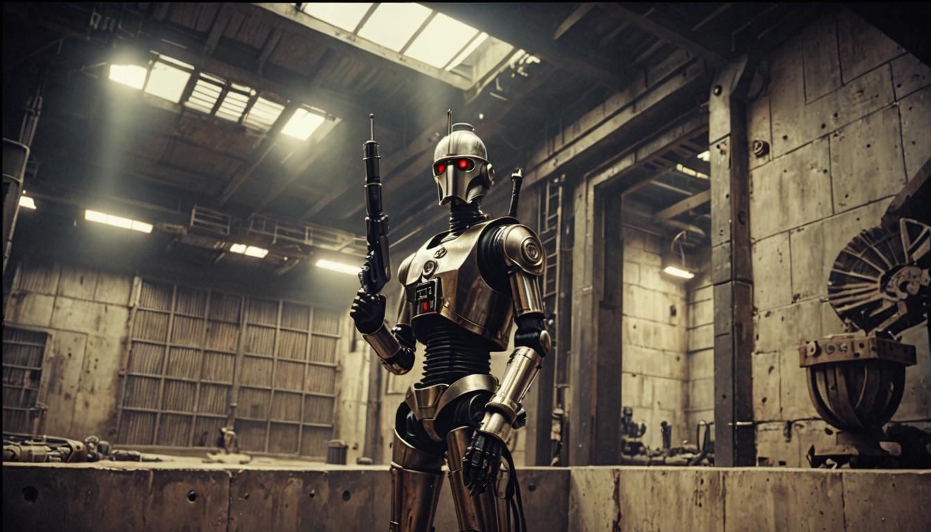 Sinister Assassin Droid in Imperial Prison