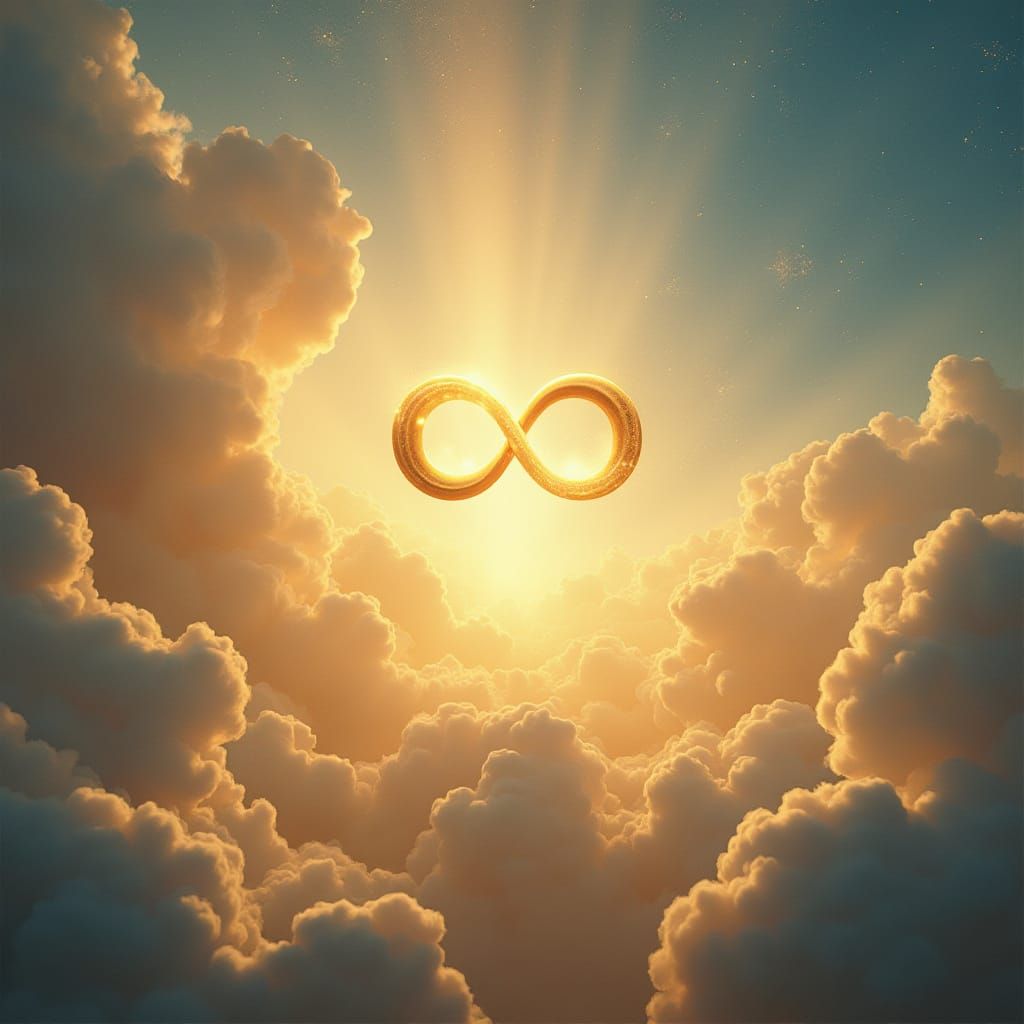 Ethereal Infinity in Golden Light