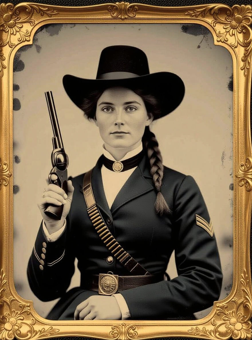 Civil War Officer Portrait in Daguerreotype Style