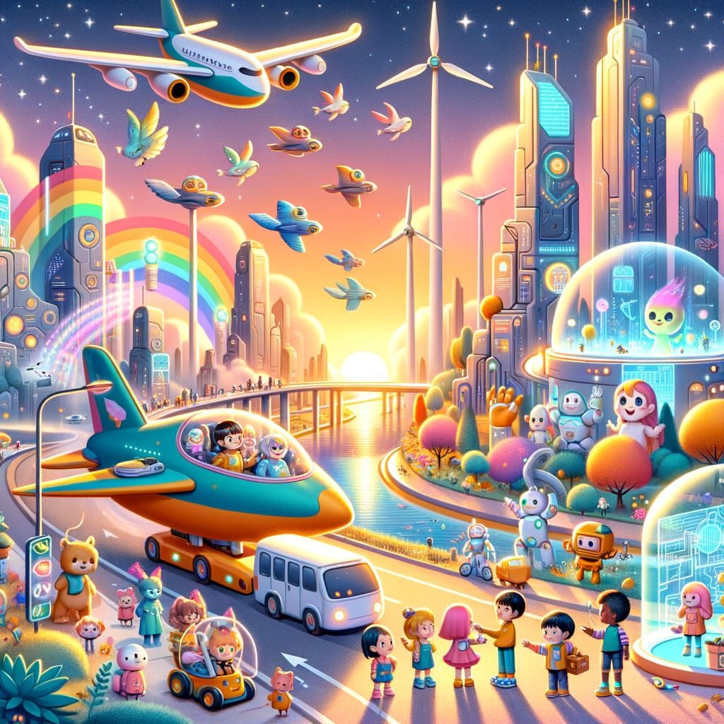 Children's Future Transportation Ecosystem with Eagle Aircra...