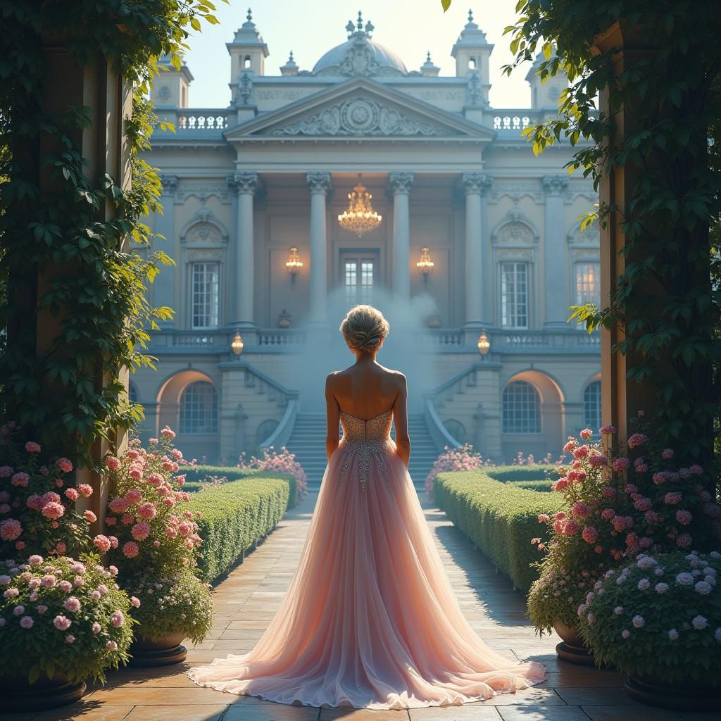 Princess Diana in Kensington Palace: A Matte Painting