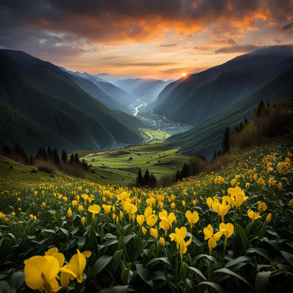 Valley of Tears AI Image