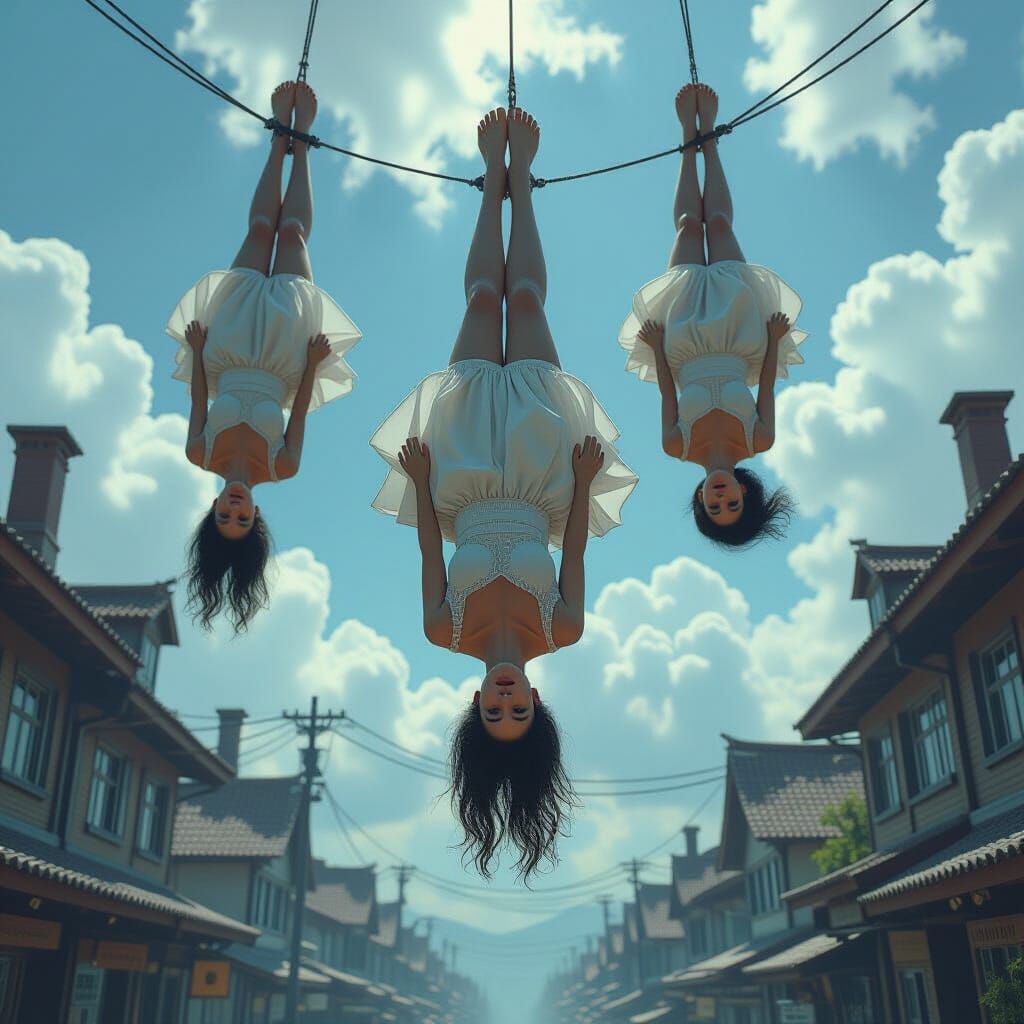 Hanging around in town