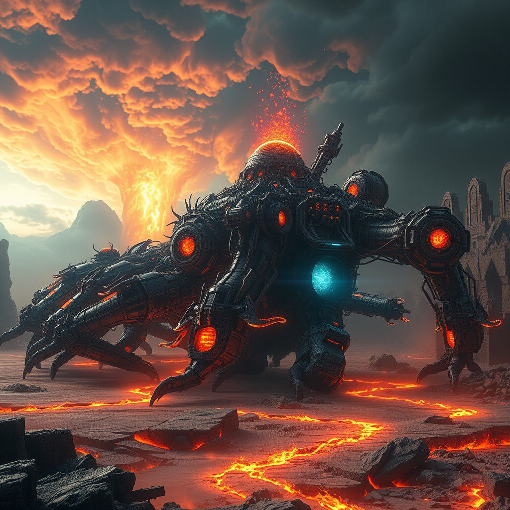 Steampunk Machine Causes Seismic Eruption