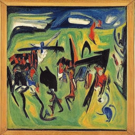 Mouse Support System in Expressionist Style