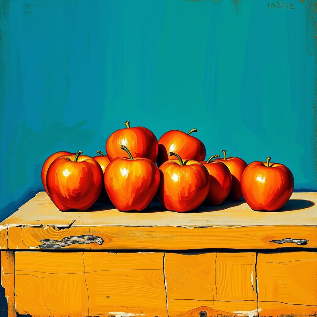 Vibrant Still Life in the Style of Matisse