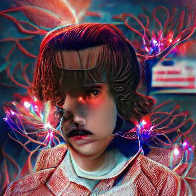 Stranger Things AI Art