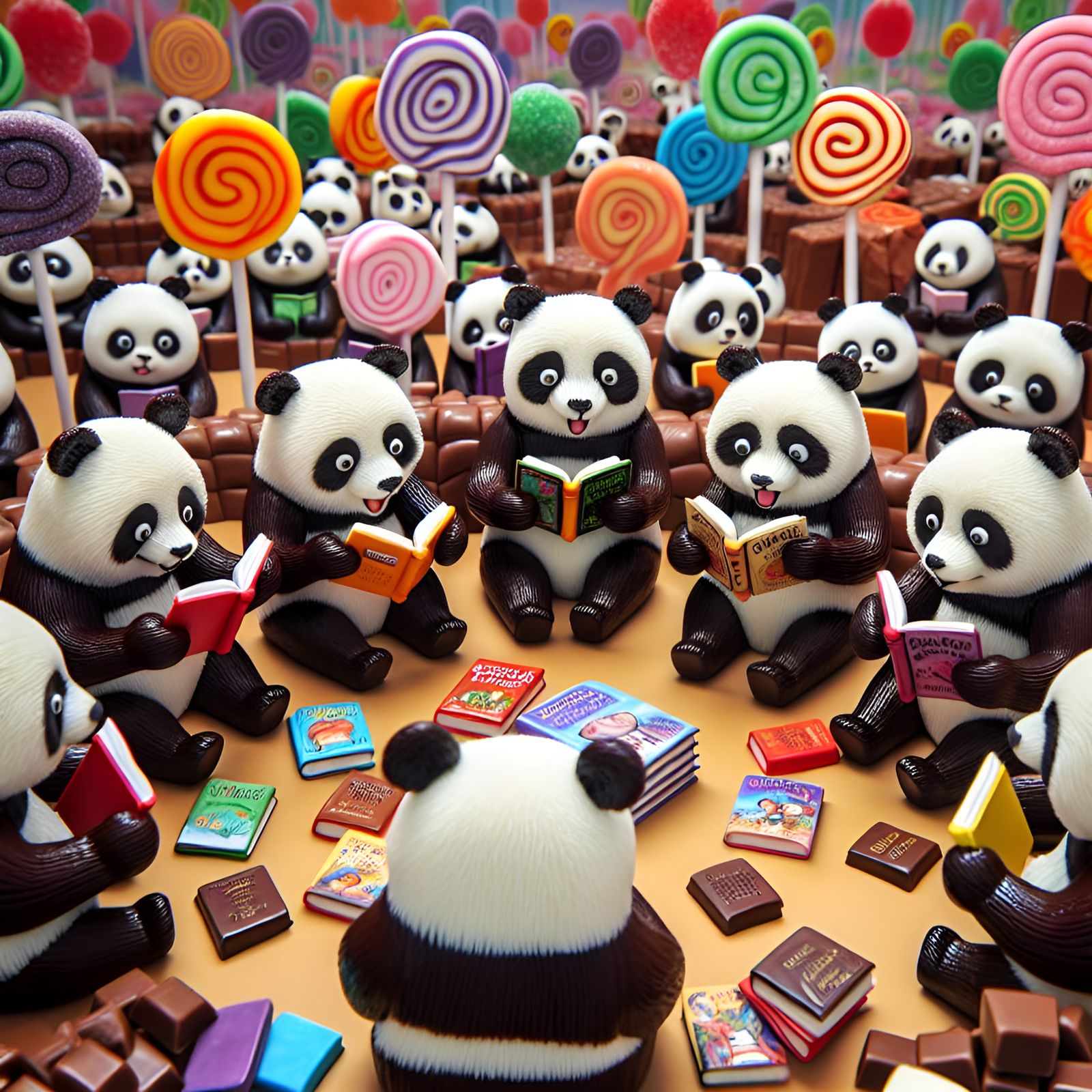 Chocolate Pandas' Candy Book Club
