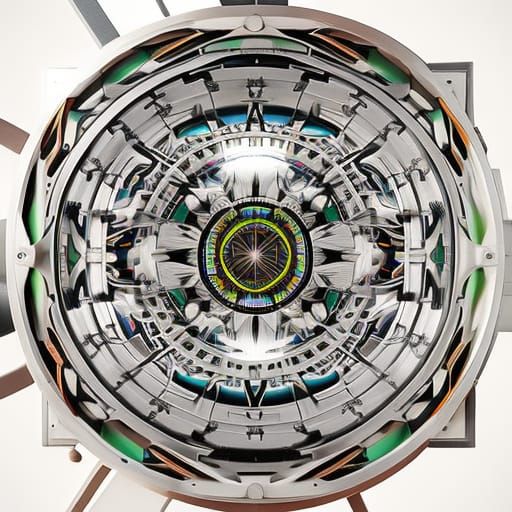 Photorealistic Image with Dynamic Lighting and Golden Ratio