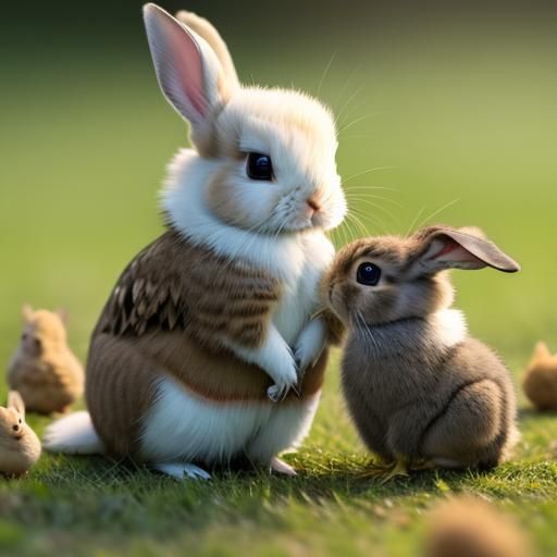 Baby Bunnies and Chicks: Professional Photography