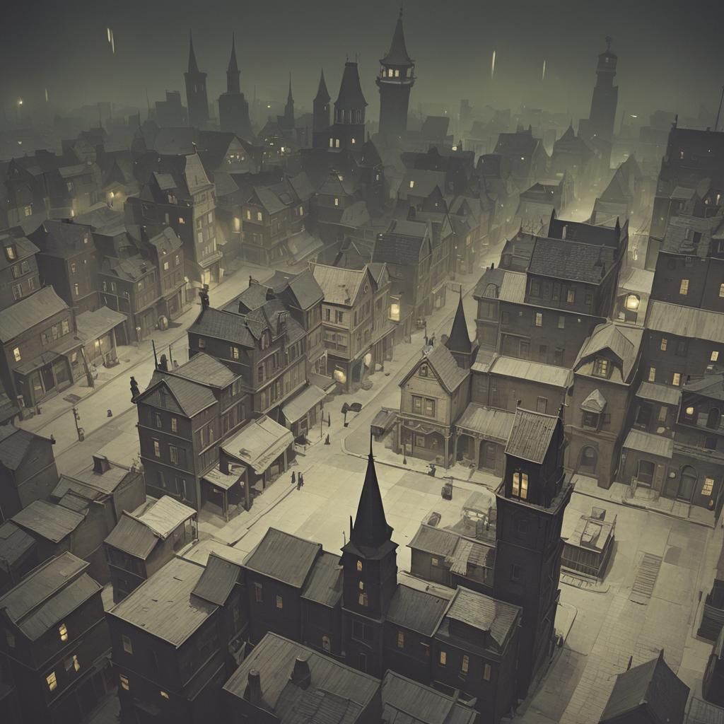 Eerie Pale City from Little Nightmares