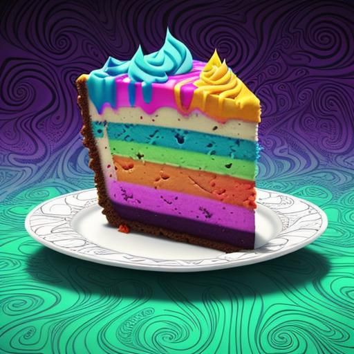 Rainbow Cheesecake