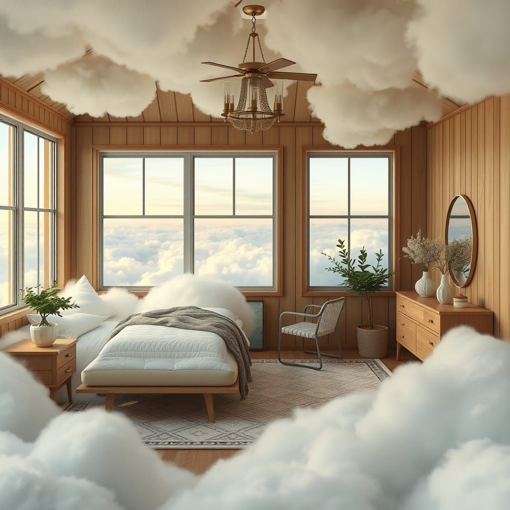 Ethereal Cloud Bedroom Oasis