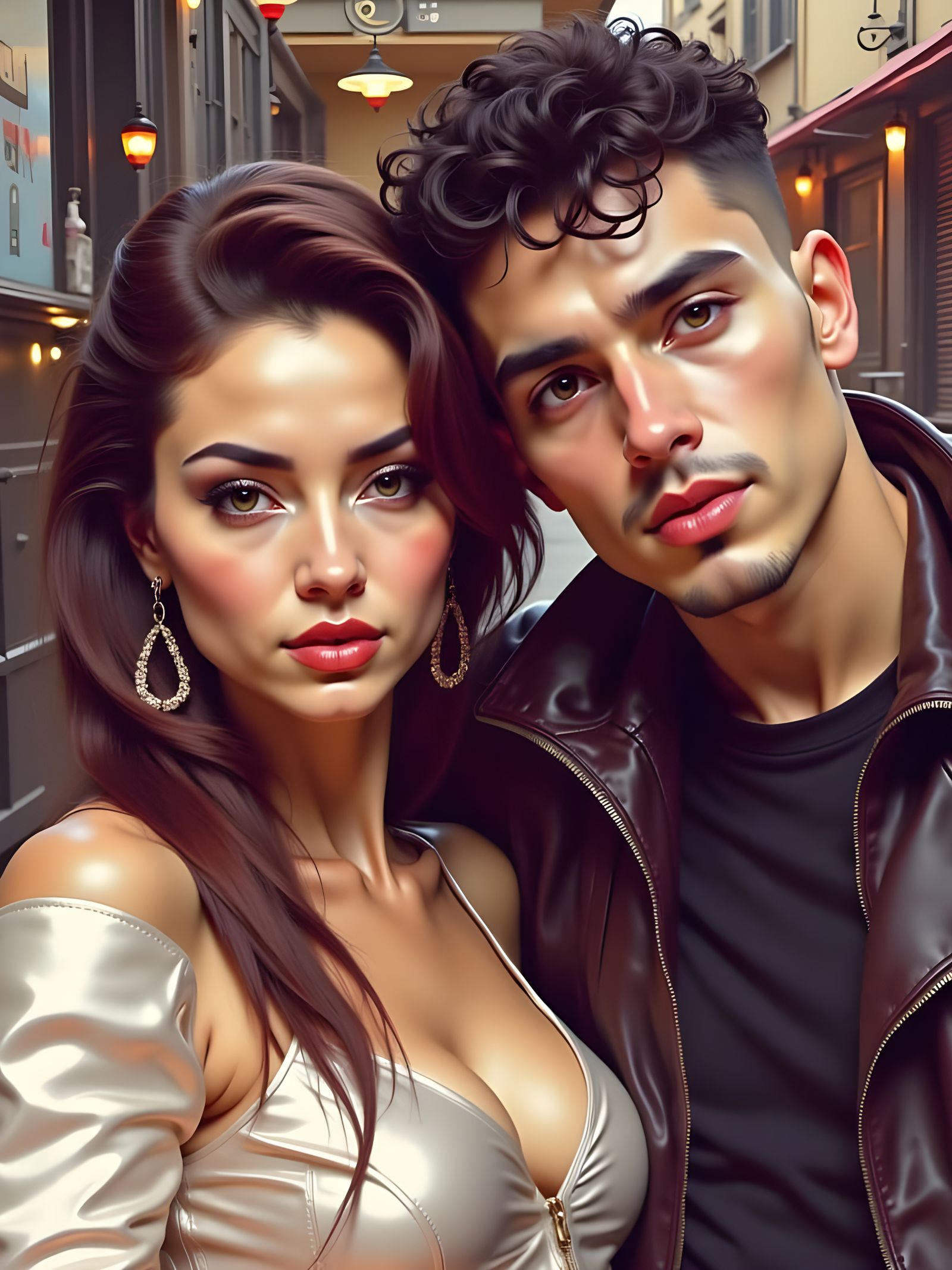 Woman With New Man, Pre-Raphaelite Wild West