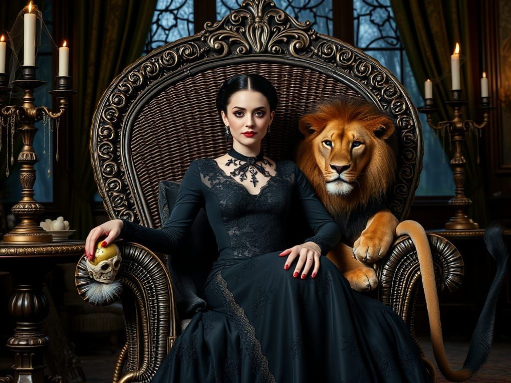 Morticia and Kitty 1