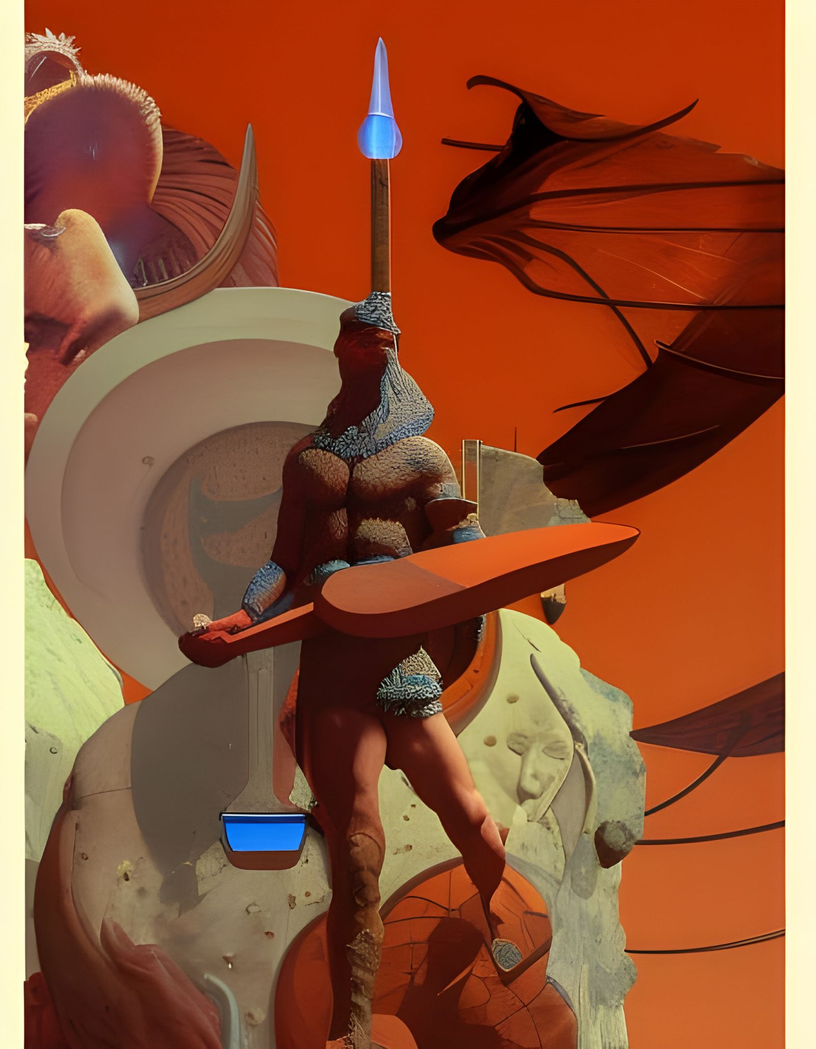 Aries 3D Warrior in Academic Art Style