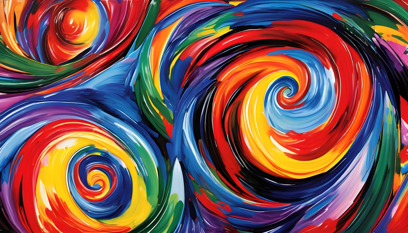 Surreal Starry Cosmos in Tropical Colors