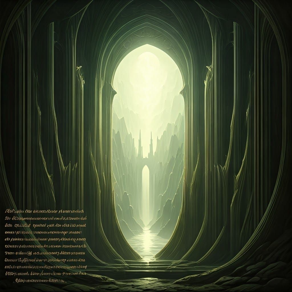 Middle-earth Text Art: Misty Mountains Lore