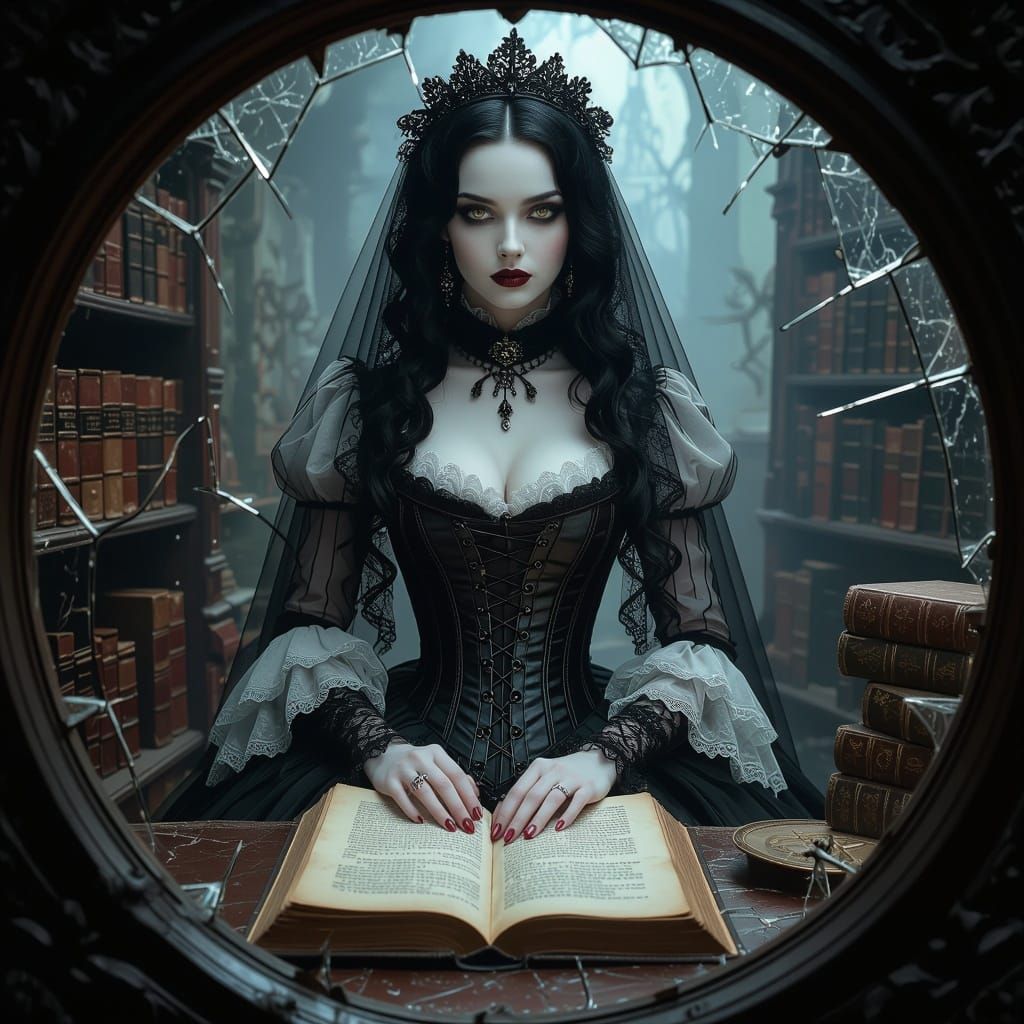 Gothic Princess in Shadows