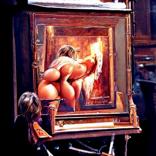 Luminous Oil Painting in Fine Art Style