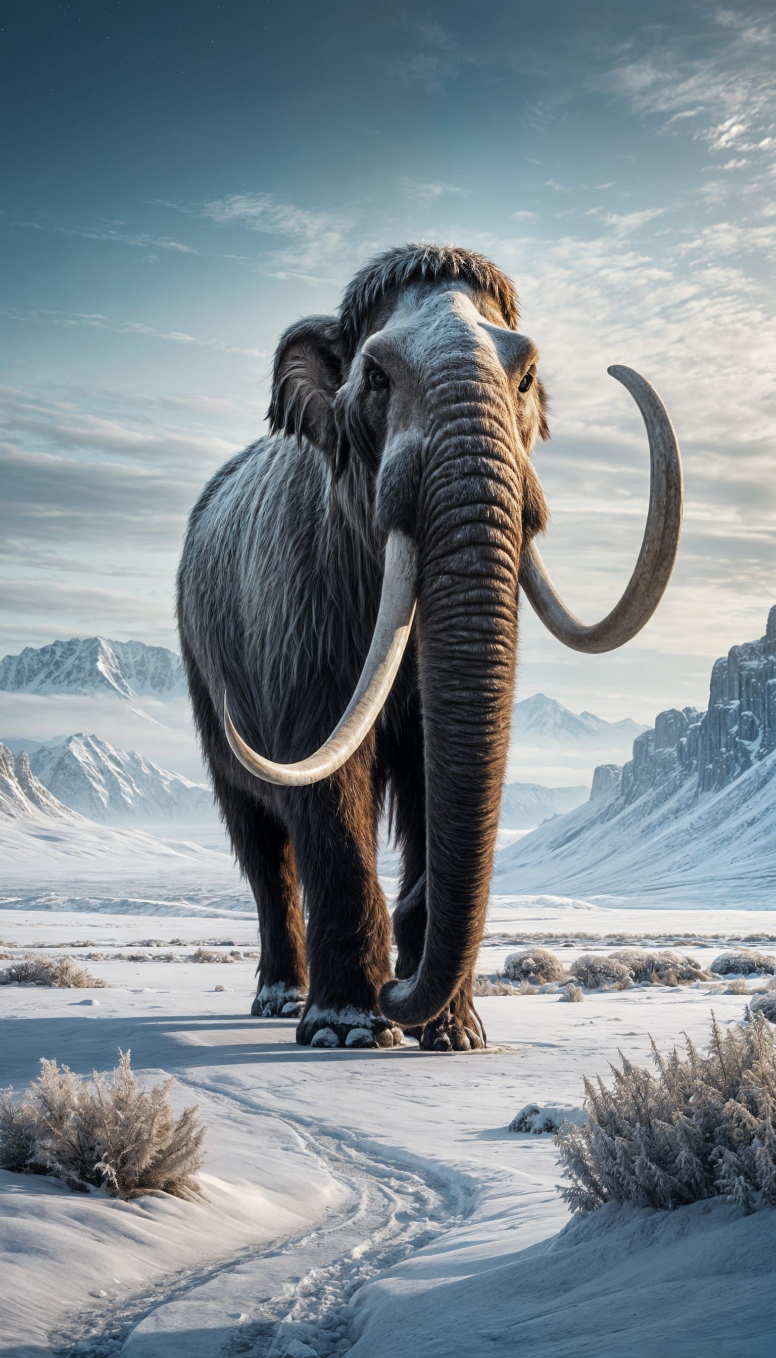 Ice Age Landscape 20,000 Years Ago