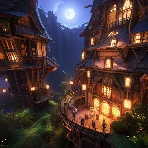 Simple Treehouse Illustration