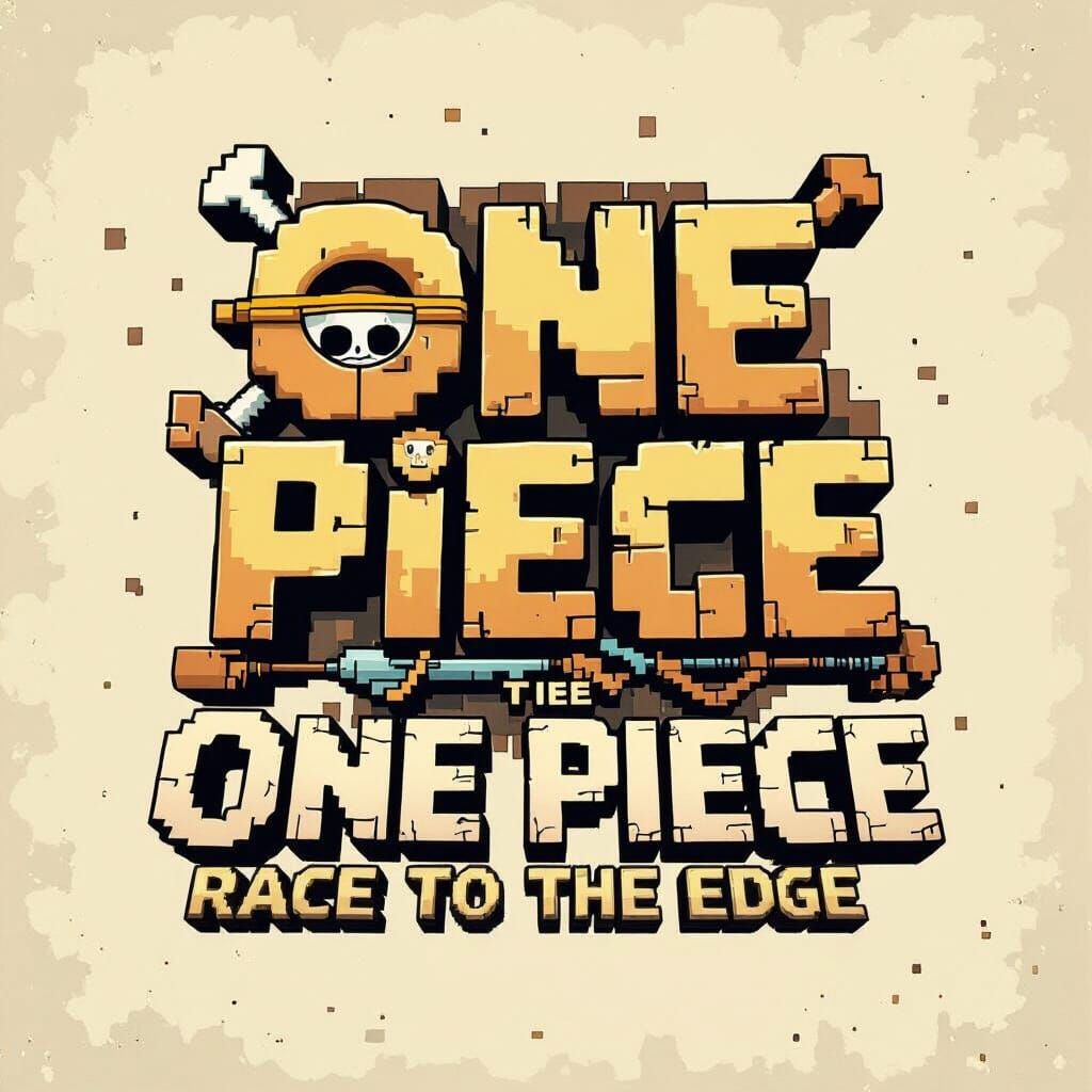 Minecraft One Piece Logo: Race To The Edge