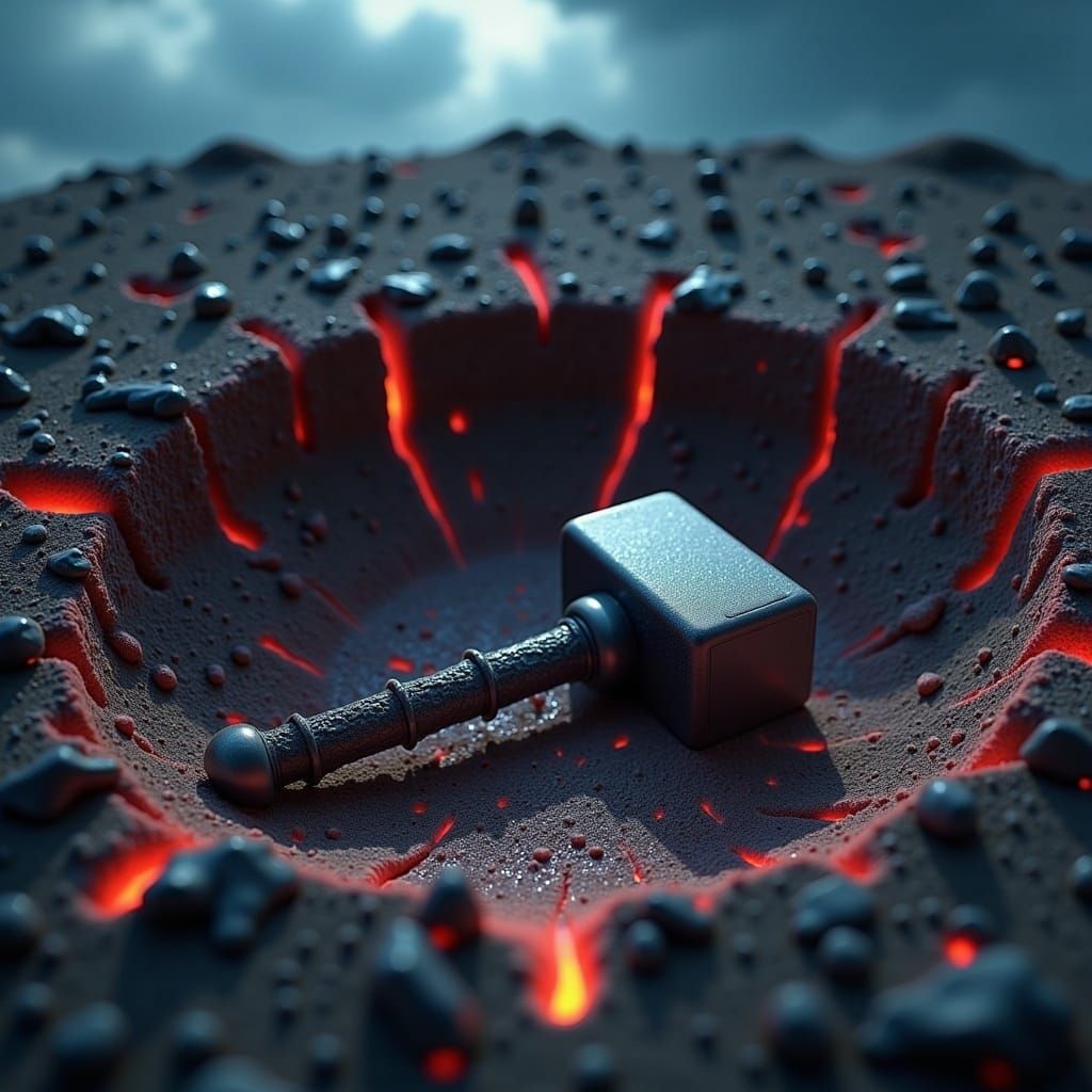Mjolnir Embedded: A Gummy World Creation