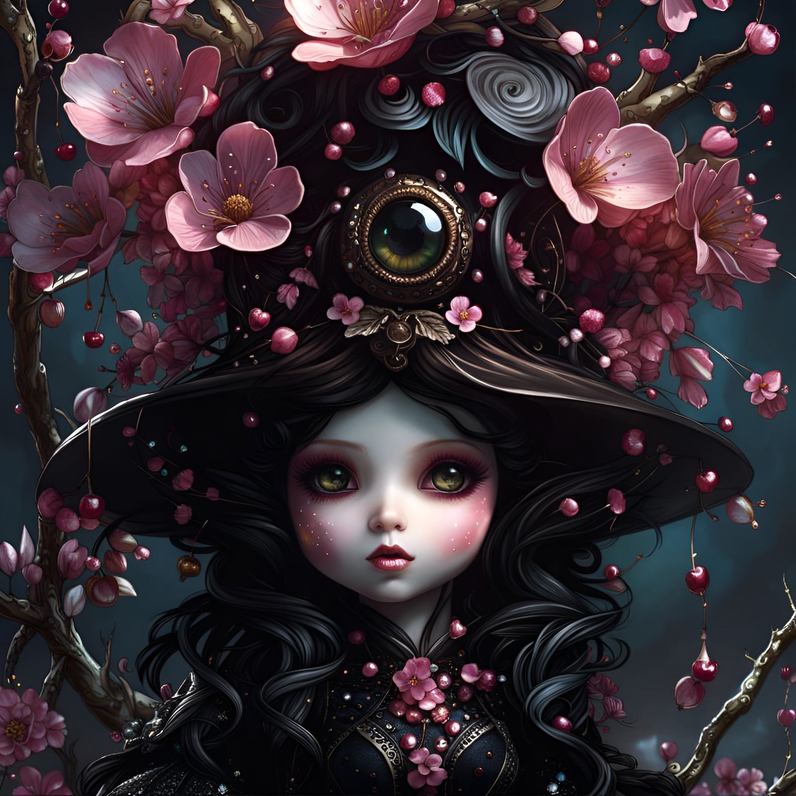 Cherry Blossom Witch