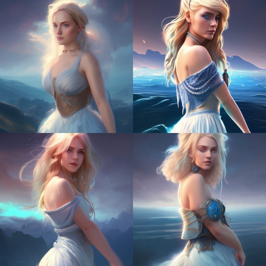 Fantasy Portrait of a Nordic Princess