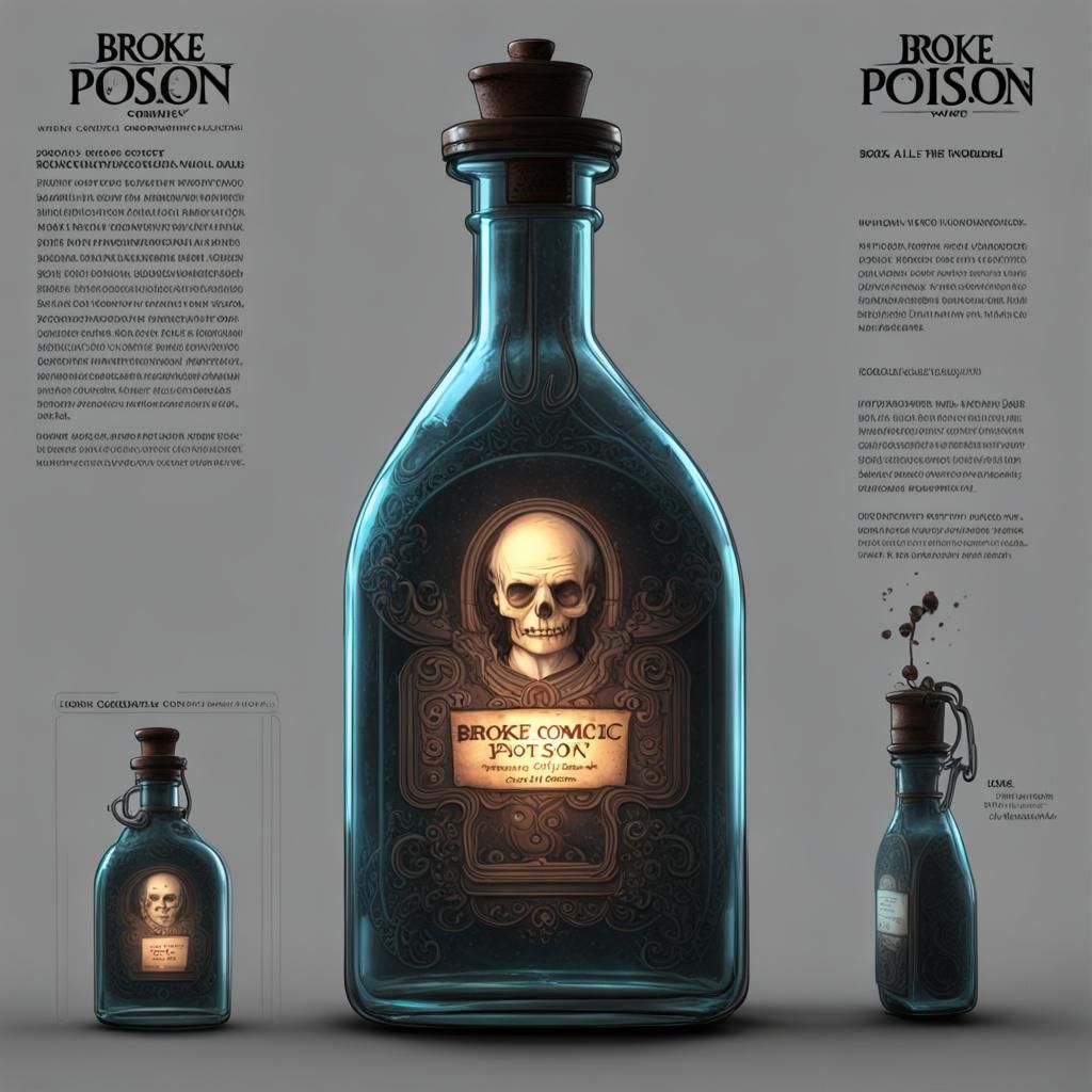 Broke Comic's Poison: One sip only.