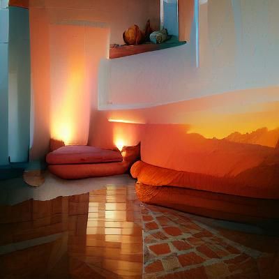 Relaxing Warm Light Calm Colors Composition