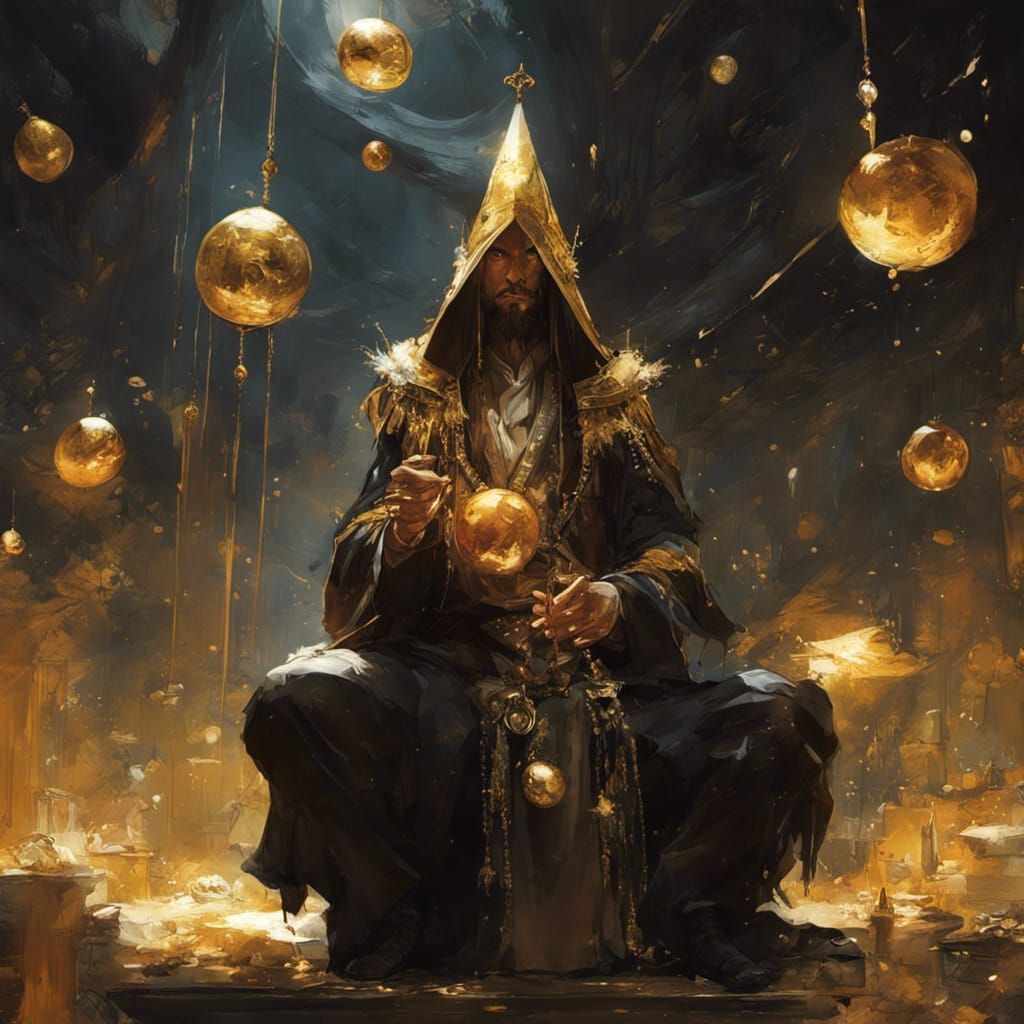 Caramel Wizard Juggling Bombs on Gold Hoard