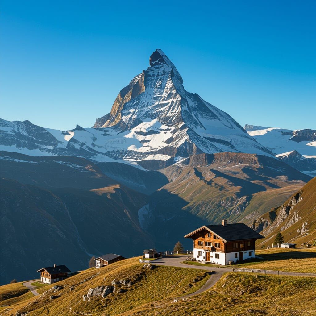 Majestic Swiss Alps Landscape