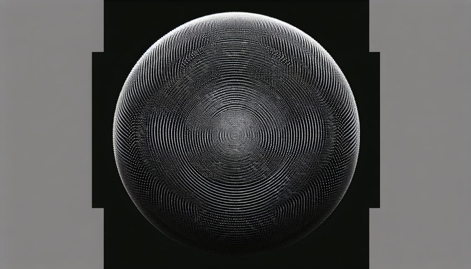 Intricate Black and White Interlaced Pattern in 8K