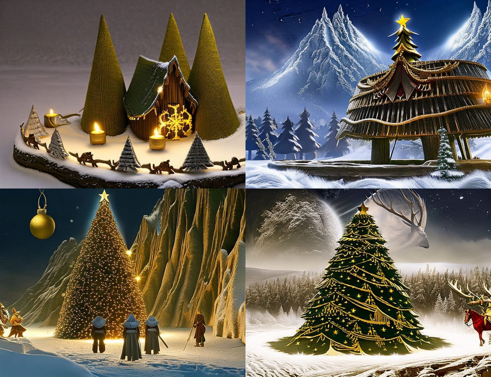 Elden Ring Christmas Holiday Scene