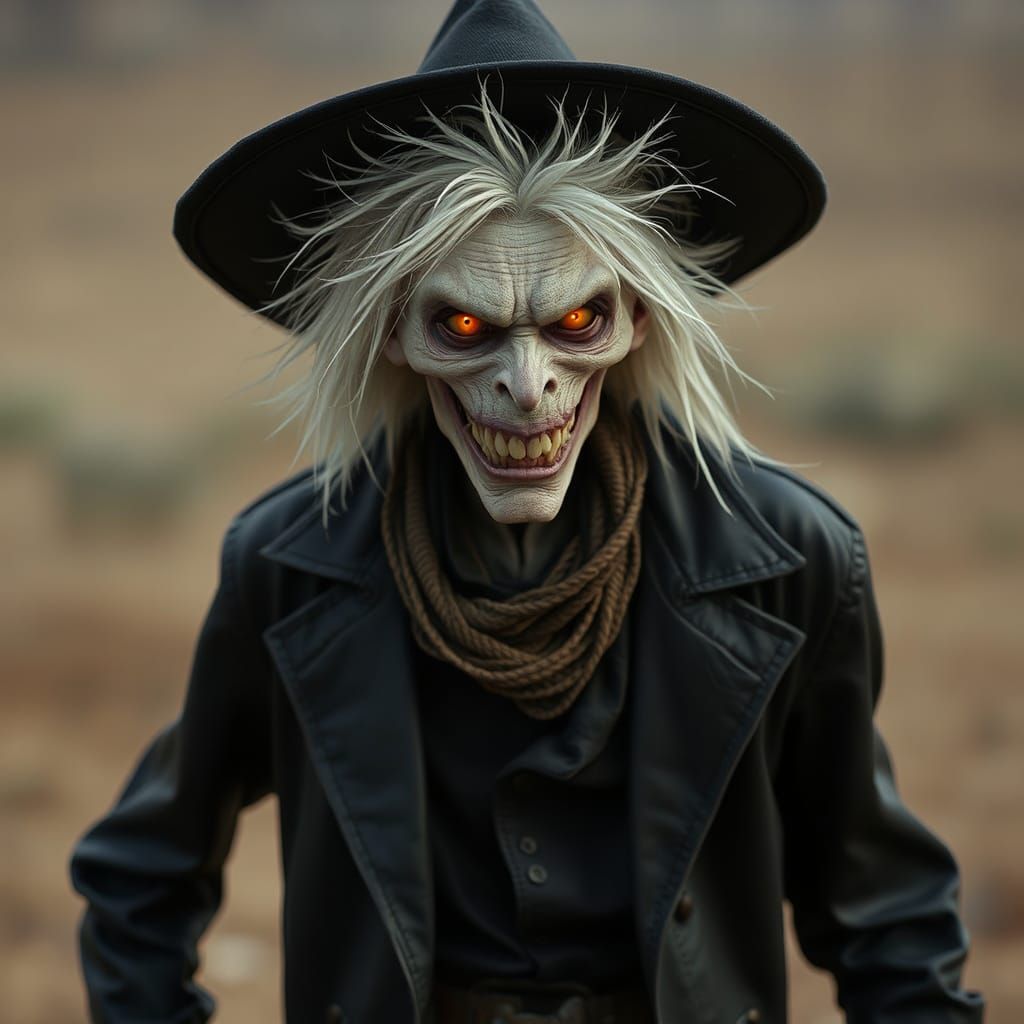 Demonic Gunfighter in Classic Western Style