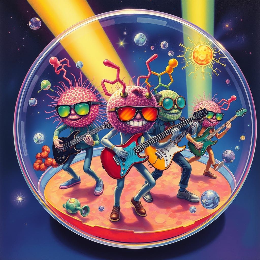 Mitochondria Party in a Petri Dish: Groovy Cellular Scene