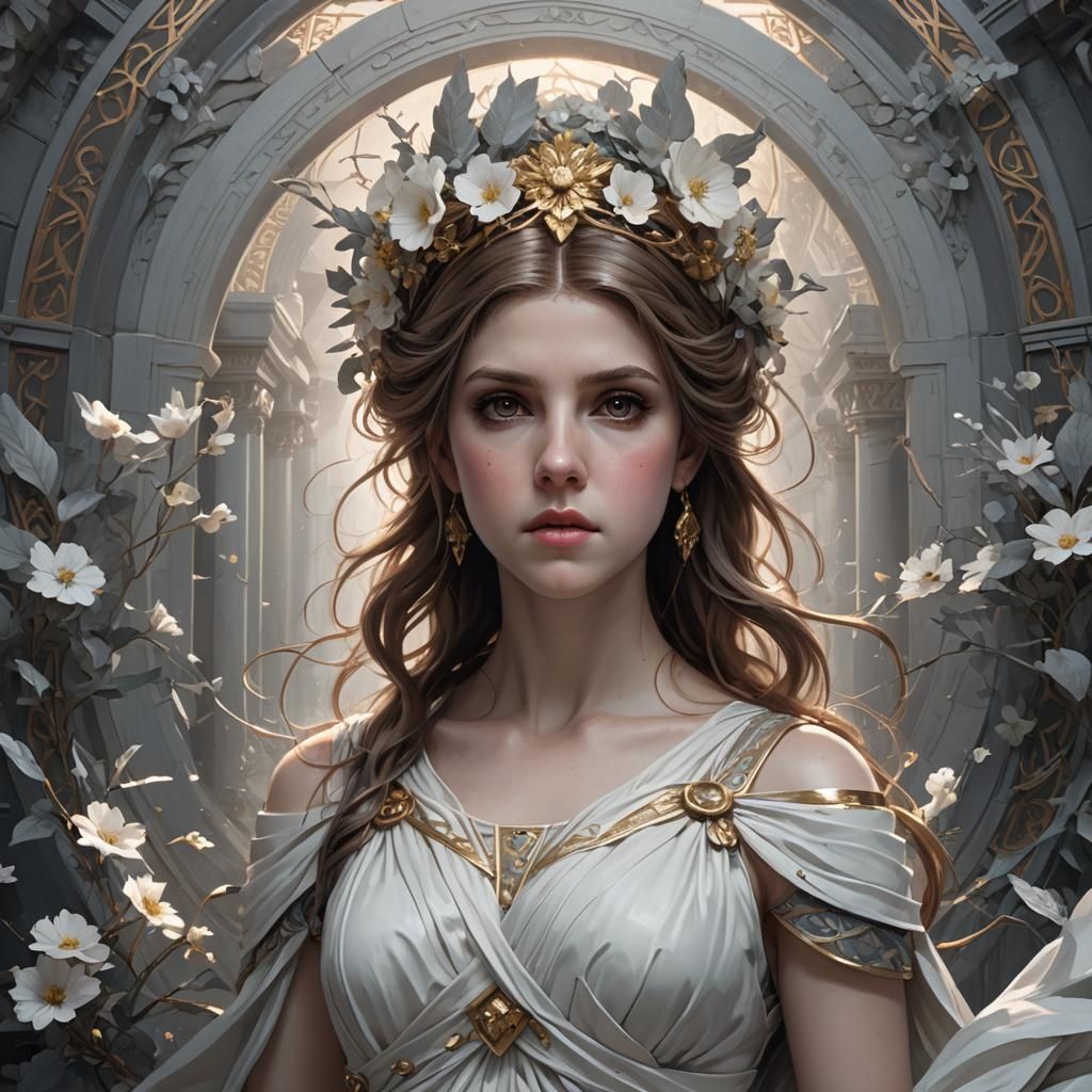 Persephone in the Underworld: A Digital Portrait