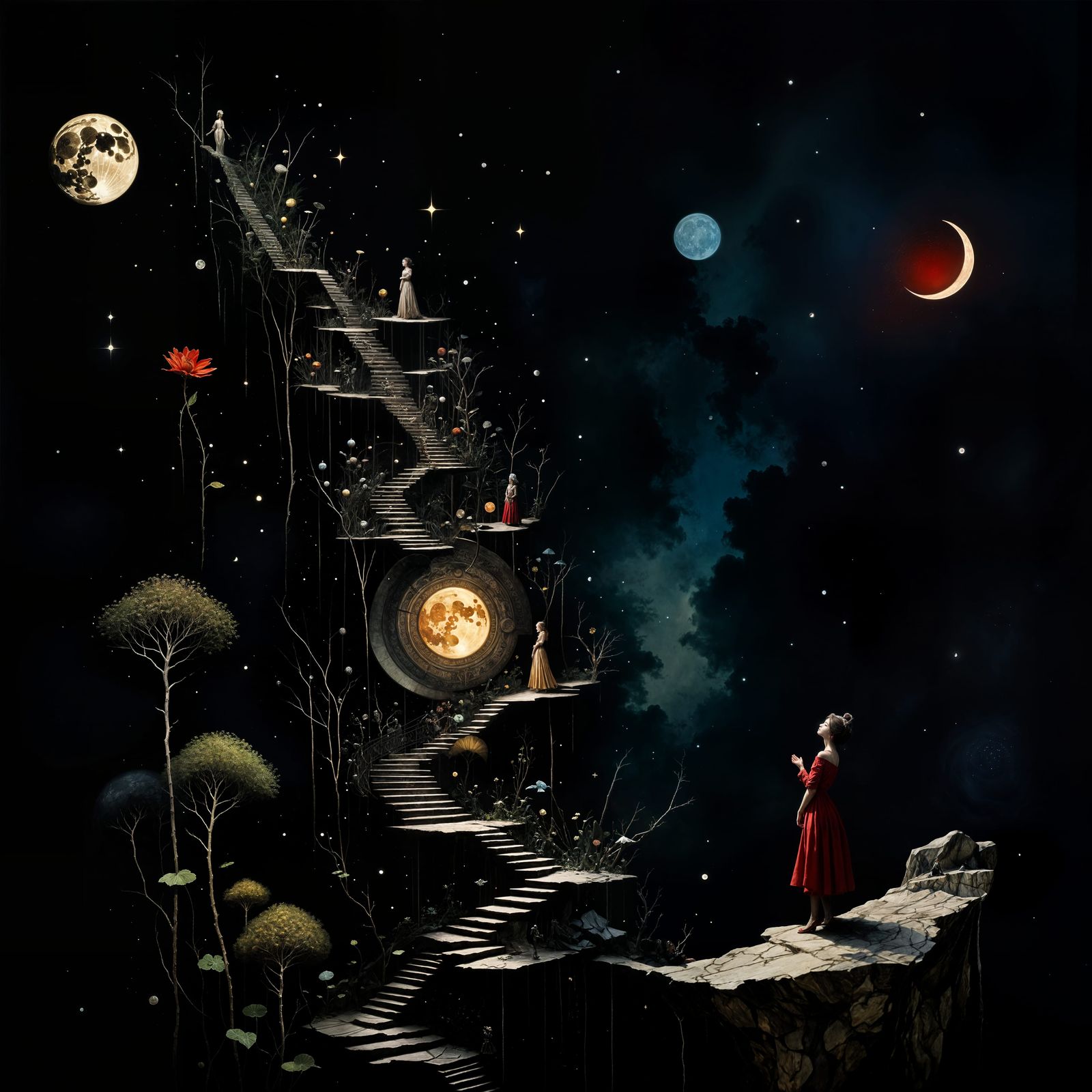 King Louis Court Ascends Cosmic Staircase in Metaphysical Pa...