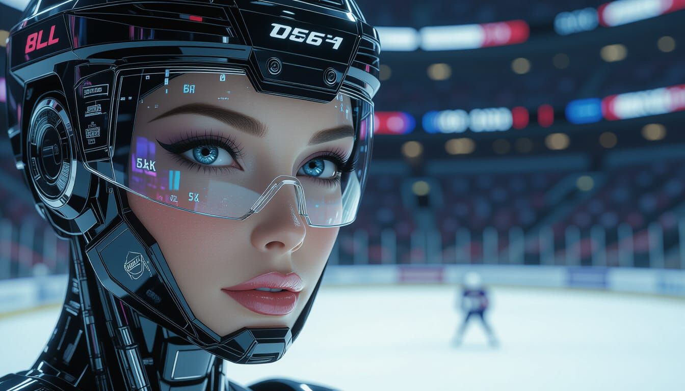 Android Broadcasts Hockey Game as Digital Art