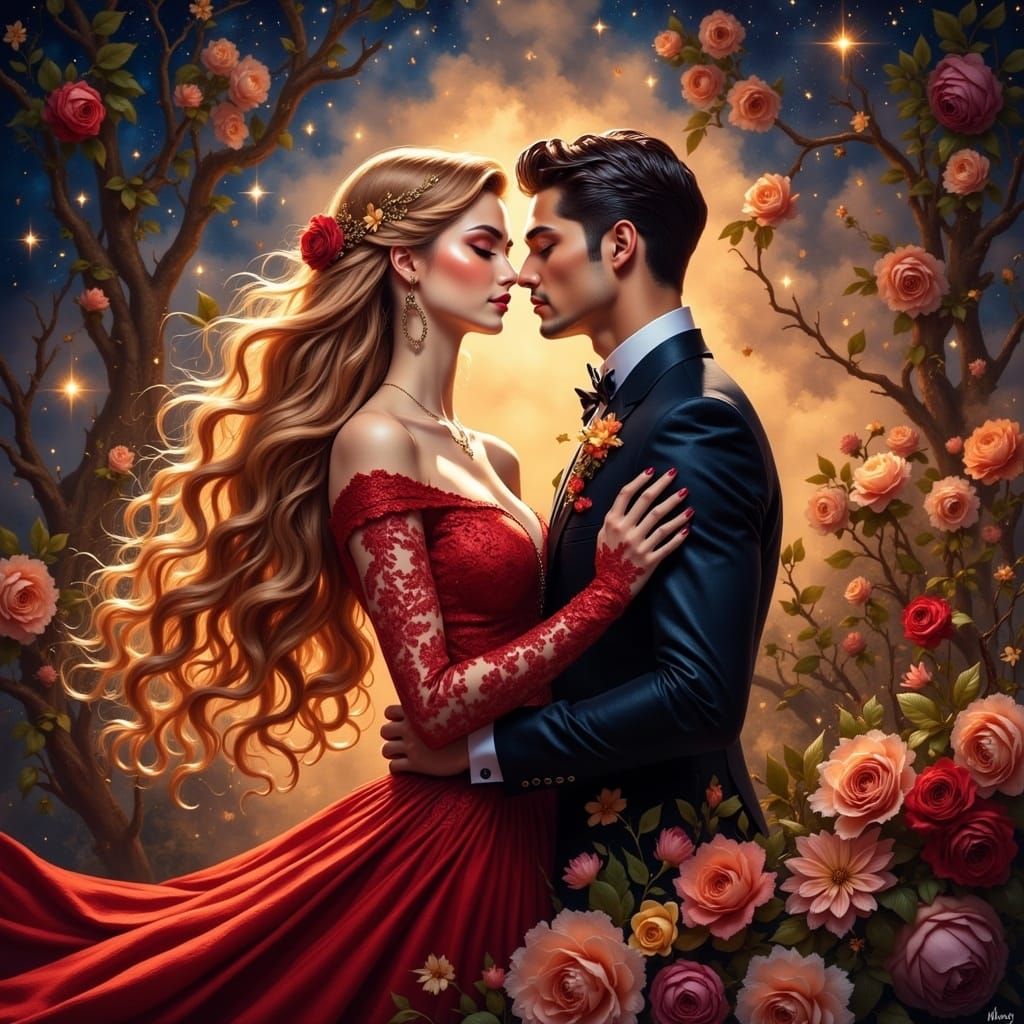 Romantic Couple in Love