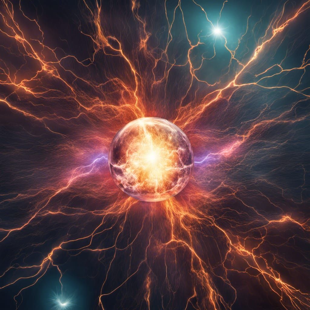 Electromagnetic Storm Inside a Clear Sphere