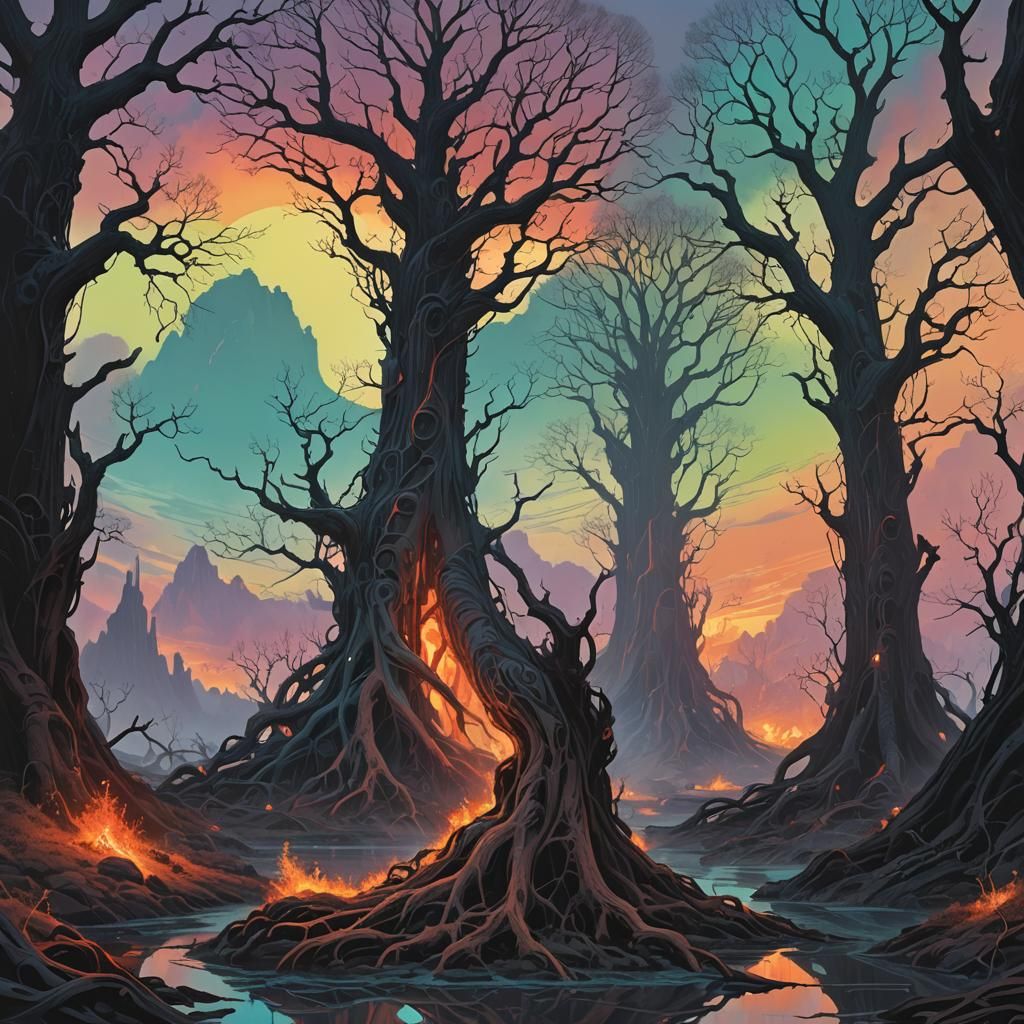 Ethereal Goddesses Rise from the Elements