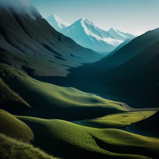 Muted Landscape Masterpiece