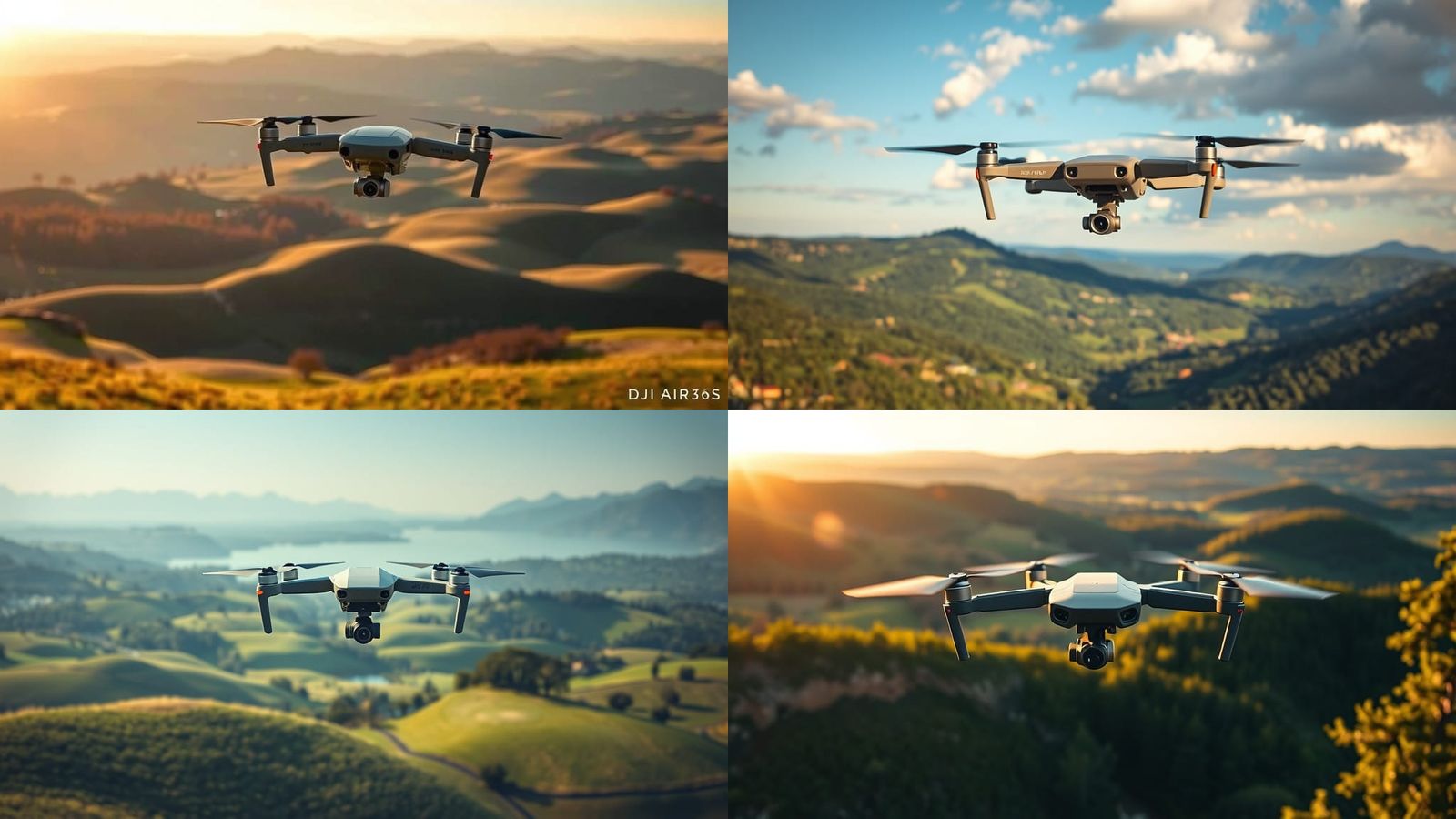 DJI Air 3S Drone over Auvergne