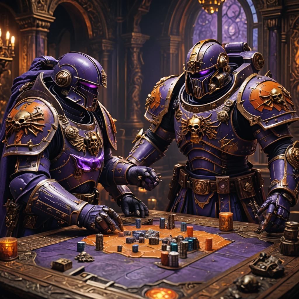 Warhammer 40k Tabletop Game: Grim Dark Confrontation