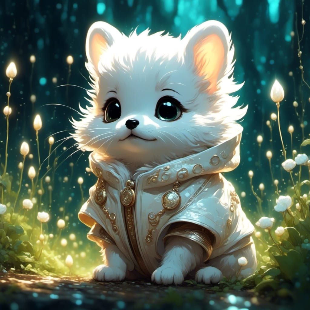 Cute Mole in Tuscany: A Digital Portrait