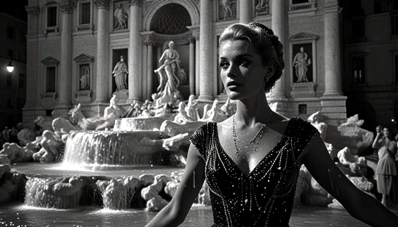 Trevi Fountain: A La Dolce Vita Inspired Scene