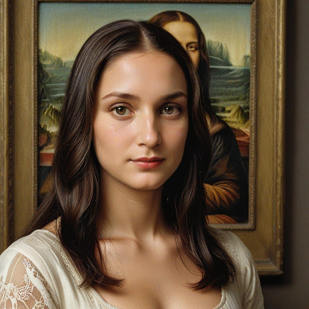 Enigmatic Renaissance Portrait in Oil on Canvas